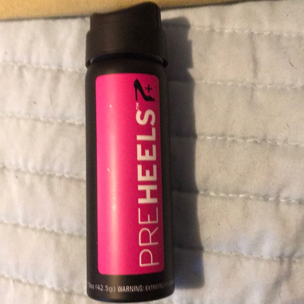 Pre-Heels spray